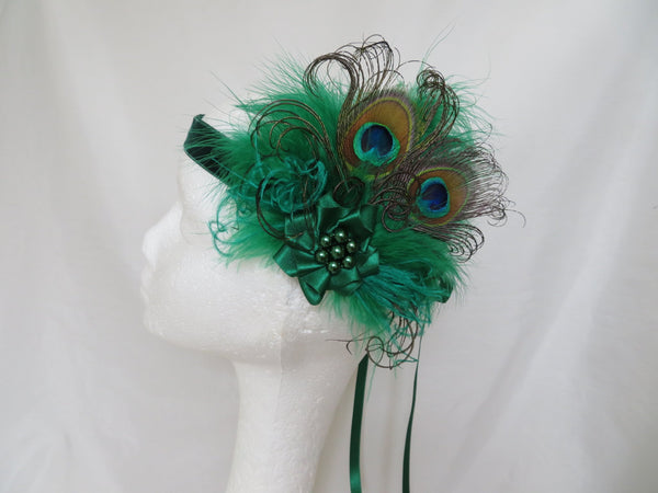 Emerald Victoriana Flapper Band