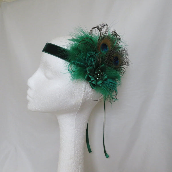 Emerald Victoriana Flapper Band