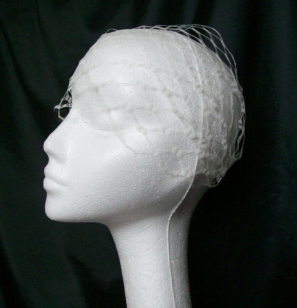 Ivory Vintage Waffle Weave Veil